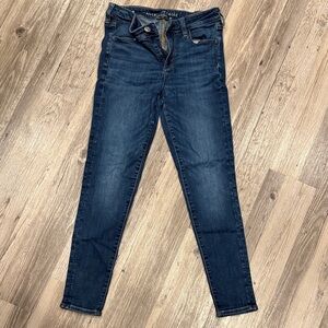 American Eagle Outfitters Dark Blue Skinny Jeans